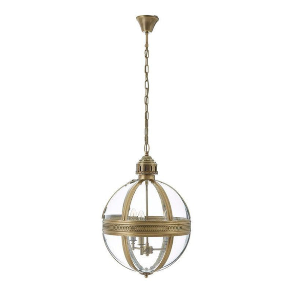 Hensley Brass Orb Chandelier