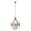 Hensley Small Nickel Orb Chandelier-Wrenford & Co.-nirohome