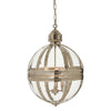 Hensley Small Nickel Orb Chandelier-Wrenford & Co.-nirohome