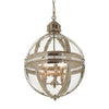 Hensley Small Nickel Orb Chandelier-Wrenford & Co.-nirohome
