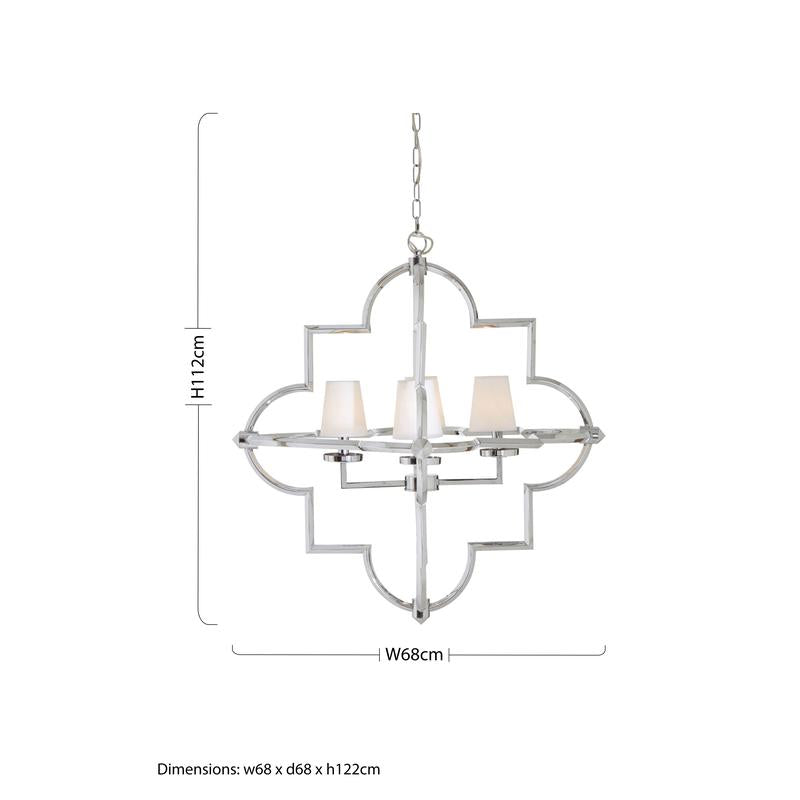 Hereward Townhouse Arabesque Pendant Light-Niro Home-nirohome