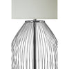 Hobbs Iron Wire Table Lamp With Linen Shade-Niro Home-nirohome