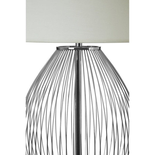 Hobbs Iron Wire Table Lamp With Linen Shade