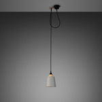 Hooked 1.0 Pendant With Small Stone Shade-Buster + Punch-Brass-2.0m-nirohome