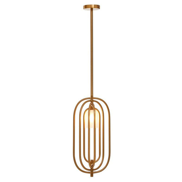 Howell Brass Oval Adjustable Pendant Light