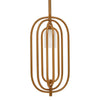 Howell Brass Oval Adjustable Pendant Light-Niro Home-nirohome