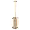 Howell Brass Oval Adjustable Pendant Light-Wrenford & Co.-nirohome