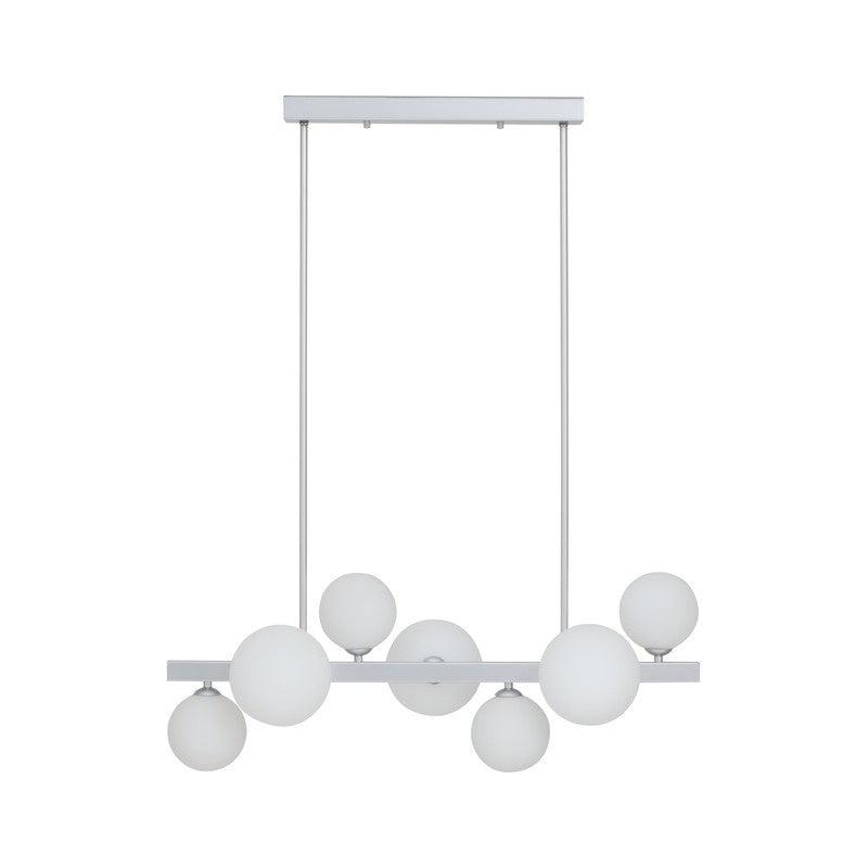 Hurst 7 Bulb Twisting Chandelier-Wrenford & Co.-Chrome-nirohome
