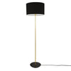 Inch Modern Floor Lamp With Fabric Shade-Mullan Lighting-Black-nirohome