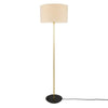 Inch Modern Floor Lamp With Fabric Shade-Mullan Lighting-Cream-nirohome