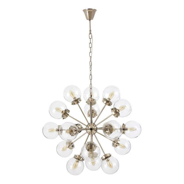 Jensen 18 Bulb Orb Sputnik Chandelier