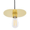 Kigoma Contemporary Brass Pendant Light-Mullan Lighting-Black-nirohome