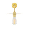 Kigoma Modern Wall Light With Brass Shade-Mullan Lighting-nirohome