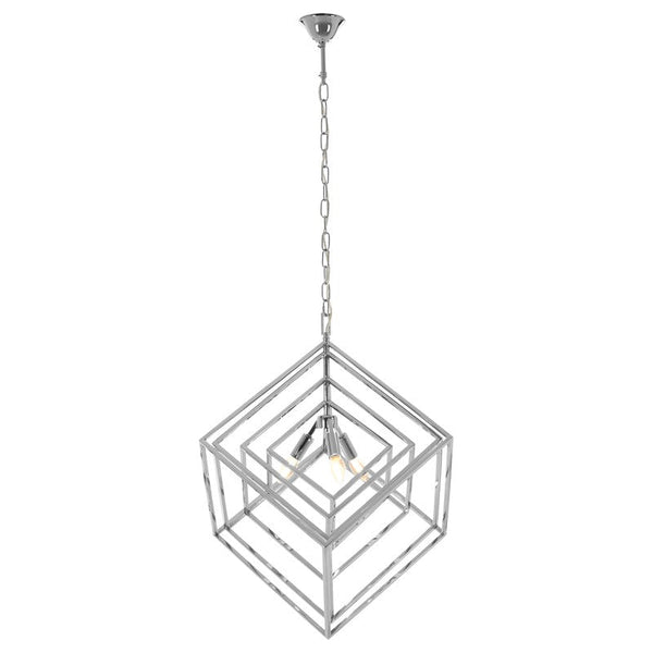 Kline Geometric Cubic Chandelier