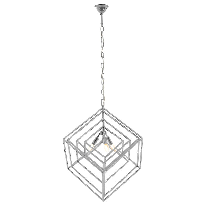 Kline Geometric Cubic Chandelier-Wrenford & Co.-nirohome