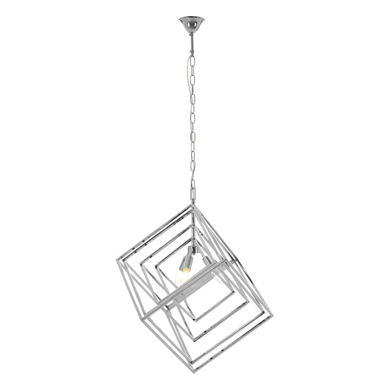 Kline Geometric Cubic Chandelier-Wrenford & Co.-nirohome