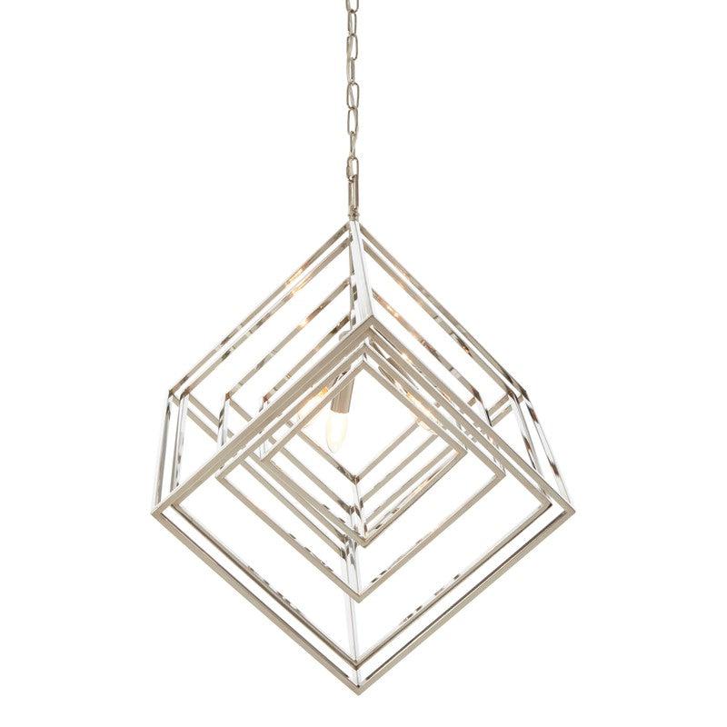 Kline Geometric Cubic Chandelier-Wrenford & Co.-nirohome