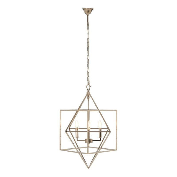 Kline Geometric Diamond Shaped Chandelier