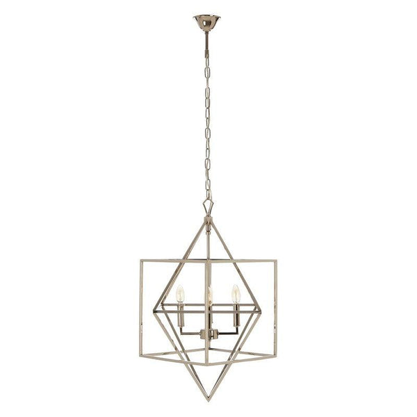 Kline Geometric Diamond Shaped Chandelier