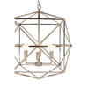 Kline Geometric Hexagonal Chandelier-Wrenford & Co.-nirohome