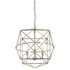 Kline Geometric Hexagonal Chandelier-Wrenford & Co.-nirohome