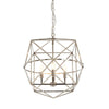 Kline Geometric Hexagonal Chandelier-Wrenford & Co.-nirohome