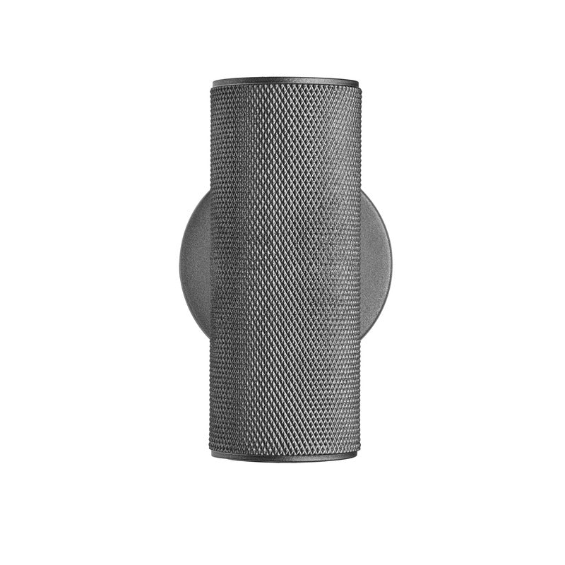 Knurled Edison Double Wall Light-Industville-Brass-nirohome