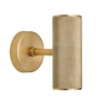 Knurled Edison Double Wall Light-Industville-Brass-nirohome