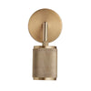 Knurled Edison Single Wall Light-Industville-Brass-nirohome