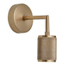 Knurled Edison Single Wall Light-Industville-Brass-nirohome