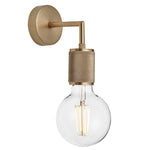 Knurled Edison Single Wall Light-Industville-Brass-nirohome