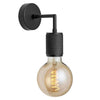 Knurled Edison Single Wall Light-Industville-Pewter-nirohome