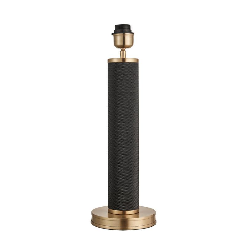 Knurled Pillar Table Lamp-Industville-Black-Base Only - No Shade-nirohome