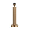 Knurled Pillar Table Lamp-Industville-Brass-Base Only - No Shade-nirohome