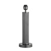 Knurled Pillar Table Lamp-Industville-Pewter-Base Only - No Shade-nirohome