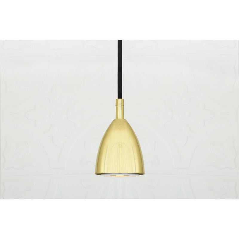 Labinio Small Modern Brass Cone Pendant Light 7cm-Mullan Lighting-Antique Brass-100cm-nirohome