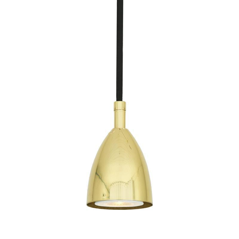 Labinio Small Modern Brass Cone Pendant Light 7cm-Mullan Lighting-Polished Brass-100cm-nirohome