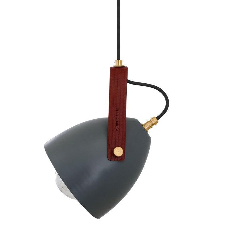 Lambeth Pendant With Rescued Fire-hose Strap IP65-Mullan Lighting-Red-100cm-nirohome