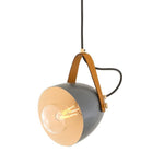 Lambeth Pendant With Rescued Fire-hose Strap IP65-Mullan Lighting-Yellow-100cm-nirohome