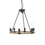 Landow 6 Bulb Farmhouse Style Chandelier-Niro Home-nirohome