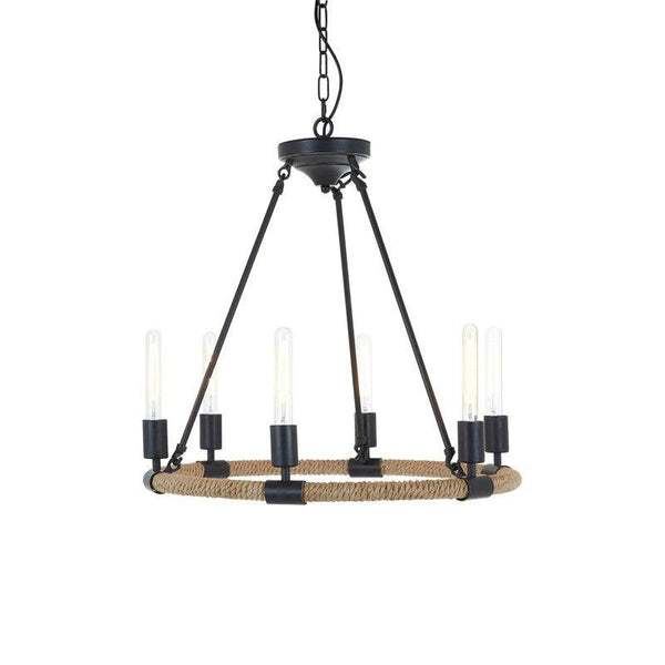 Landow 6 Bulb Farmhouse Style Chandelier