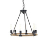 Landow 6 Bulb Farmhouse Style Chandelier-Wrenford & Co.-nirohome