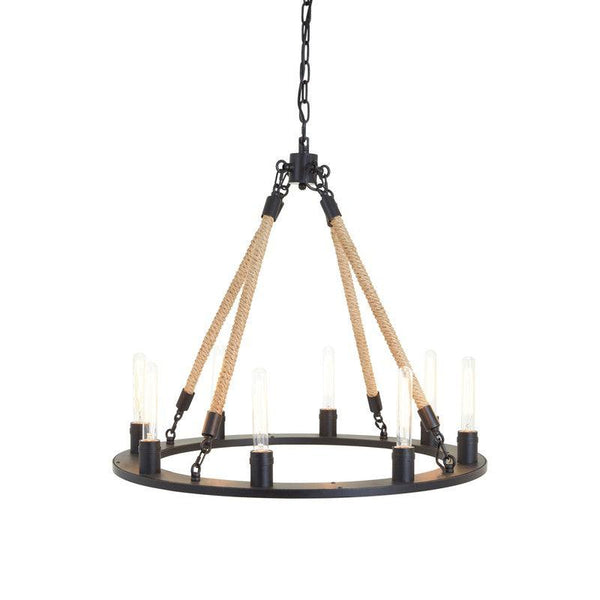 Landow 8 Bulb Farmhouse Style Chandelier