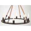 Landow 8 Bulb Farmhouse Style Chandelier-Wrenford & Co.-nirohome