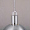 Large Forked Pendant With Shade And Opal Glass Globe-Buster + Punch-Brass-nirohome