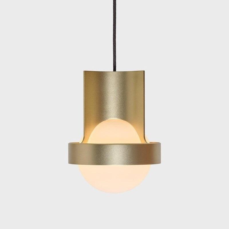 Large Loop Pendant + Sphere IV LED Bulb-Tala-Gold-nirohome