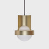 Large Loop Pendant + Sphere IV LED Bulb-Tala-Gold-nirohome