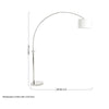 Larsen Large Arc Floor Lamp-Niro Home-nirohome