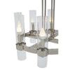 Larson 8 Bulb Glass Shade Chandelier-Wrenford & Co.-nirohome