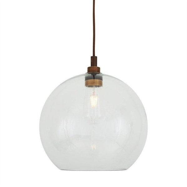 Leith Open Glass Globe Pendant Light